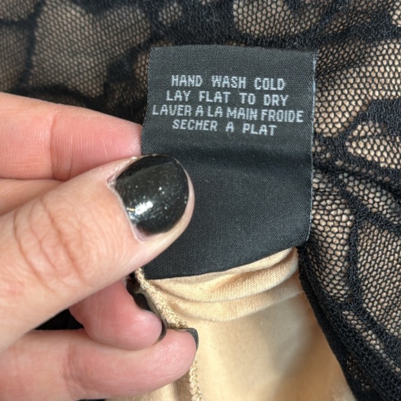 Vintage Tripp NYC Skeleton Lace Mini Dress- Missing Ribbon Size Large Punk - Picture 7 of 8